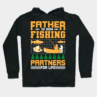 Father Fishing T - Shirt Design Hoodie